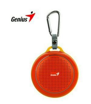 Speaker Genius Sp906bt Rojo Bluetooth