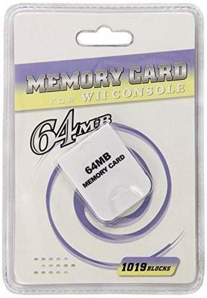 Tarjeta De Memoria Para Wii Consola 64 Mb ( Bloques)