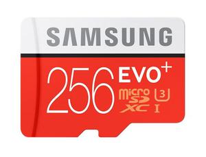 Tarjeta Samsung Evo + 256 Gb Uhs-i Microsdxc U3 De Memoria (