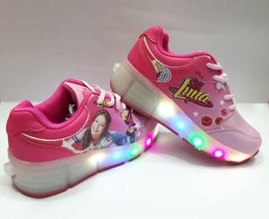 Tenipatin Patines Soy Luna Luces Luz Recargables 3 Tipos Luz