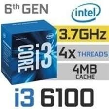 Procesador Intel Core I3 Sexta Gen 3.7 Ghz 4x 4mb Caja Nuevo