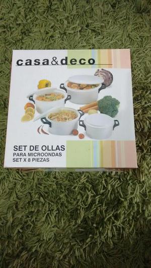 Set de Ollas para Microondas