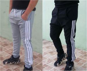 Pantalon Sudadera Jogger Tres Lineas Oferta