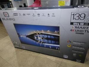 Tv Led 55 Ultra Hd Olimpo Color Oro Ros