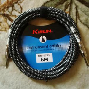 Cable blindado para instrumento Kirlin 6mt