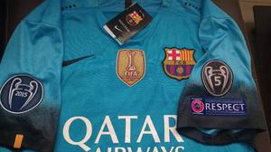 Camiseta Barcelona Azul Champions League 