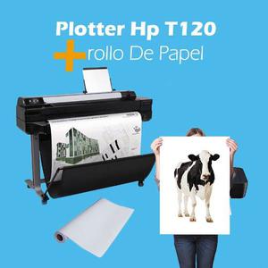 Plotter Hp T120+rollo De Papel