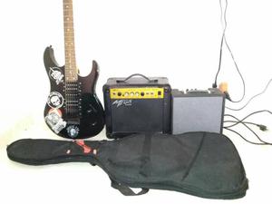 guitarra electrica y amplificador