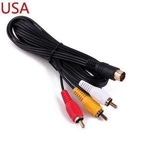 Cable De Av Video Audio Cabe Sega Saturn A / V 1,8 M 6ft