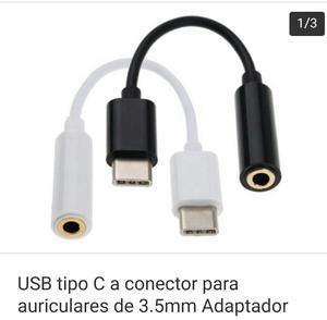 Convertidor Usb Tipo C a 3.5 Audio