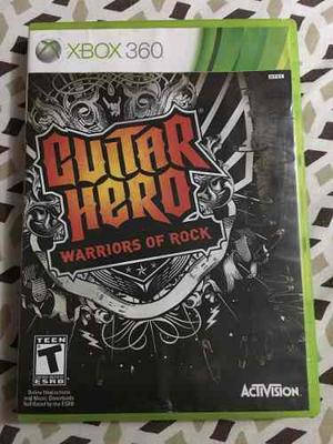 Juego Xbox 360,guitar Hero Warriors Of Rock