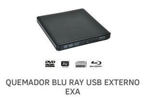 Quemador Externo Usb Blu-ray Exa Reproductor Bluray Pereira