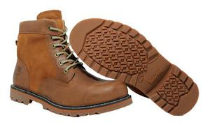 Zapato Botas Hombre Timberland Cuero Cafe Marron + Envío