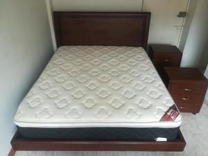 Cama Queen con Colchon Spring