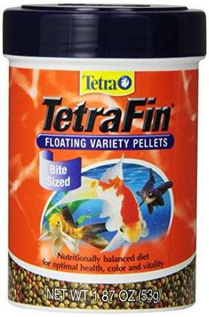 Tetra Tetrafin Flotantes Pellets Variedades, 1.87 Onzas, 1