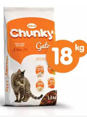 Chunky Cat 18 Kg Obsequio 2 Kg