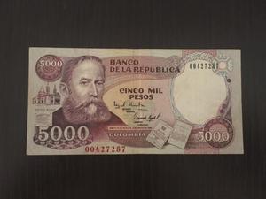 Billete Antiguo de  pesos 2 de Enero 