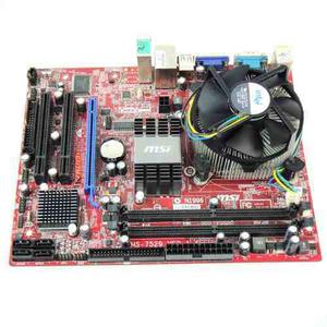 Combo Board Msi G31tm + Procesador Intel Qc + Disipador