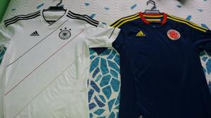 Camiseta Colombia Y de Alemania Talla S