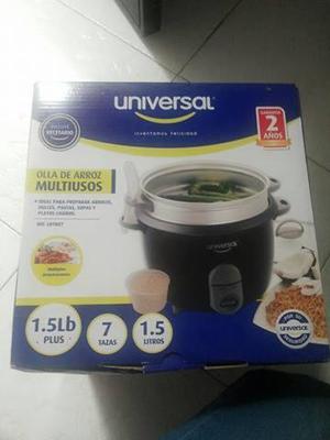 VENDO OLLA ARROCERA UNIVERSAL CON VAPORIZADOR 7 TAZAS