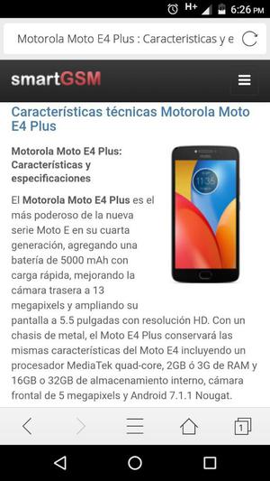 Cambio Moto E4 Plus