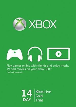 Código De Prueba De Microsoft Xbox Live 14 Días