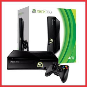 Xbox 360 Slim 5.0 4gb De Memoria + 2 Comtroles Inalambricos