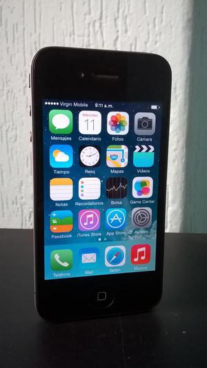 iPhone 4 16gb Black Libre Bonito Excelente