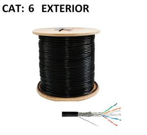 Cable De Red Utp Cat 6 Cctv Para Exterior X305 Mts Sku-
