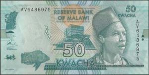 Malawi, 50 Kwacha 1 Ene  P64b