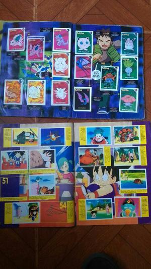 Albumes Pokemon Y Dragon Ball