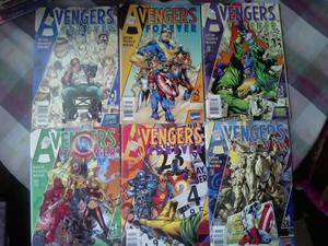Colección de Avengers Forever. 11 grapas.