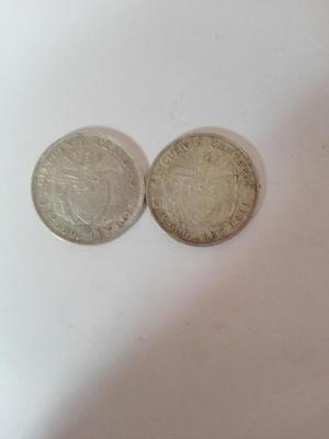 Monedas Plata 50 Centavos Varias Fechas