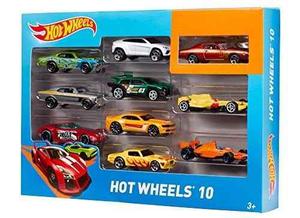 Carro X 10 Hot Wheels  Niños Carreras Autos Mattel