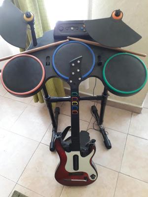 Bateria Guitarra Guitar Hero Xbox 360