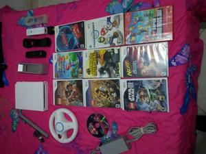 Nintendo Wiil con 10 Juegos Originales