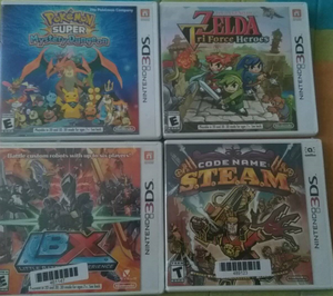 Pokemon, Zelda, LBX y Steam 3ds