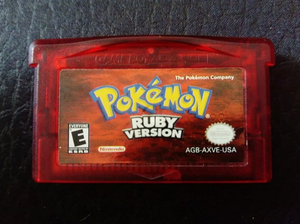 pokemon ruby nintendo gameboy adavance gba