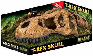 Exo Terra T-rex Cráneo Terrario Decoración