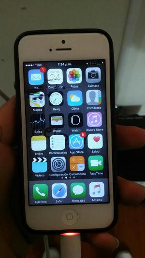 Vendo iPhone 5 Blanco 16gb Libre Icloud