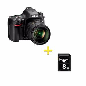 Cámara Nikon D610 + Lente mm + Sd 8 Gb