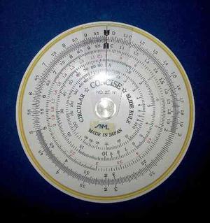 Concise 28 N Calculadora Circular Con Estuche Made In Japan