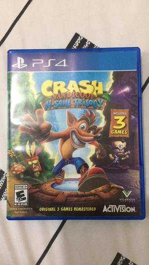 Crash Ps4 Como nuevo FISICO