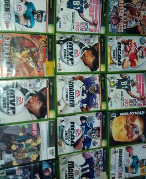 Vendo Juegos Originales de Xbox