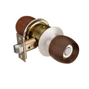 Cerradura Entrada Madera Plateada Bell Woo Schlage