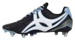 Guayos Gilbert Evolution Rugby Negras Y Rosa - D3dfgbb T 45