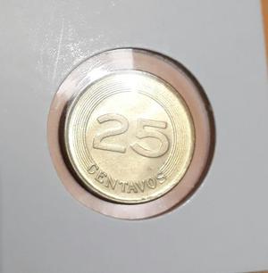 Moneda De 25 Centavos En Excelente Estado.
