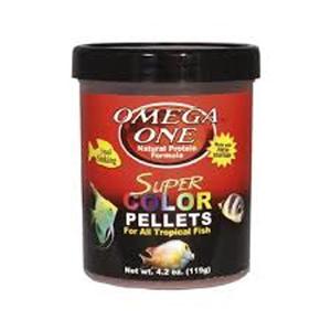 Alimento Peces Omega Super Color 119 gr | Pellets Acuario