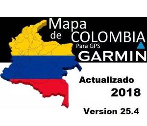 Mapa Garmin Colombia  Junio  Actualizado