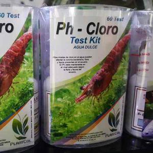 Test Kit Medidor Ph Y Cloro Acuario Dulce Ph Y Cloro